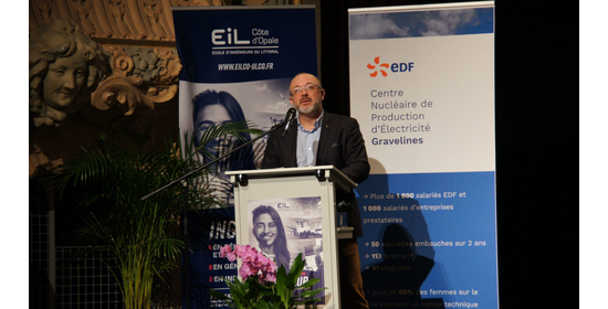 La remise des diplômes par Emmanuel Villard - Directeur du Centre Nucléaire de Production d’Electricité de Gravelines